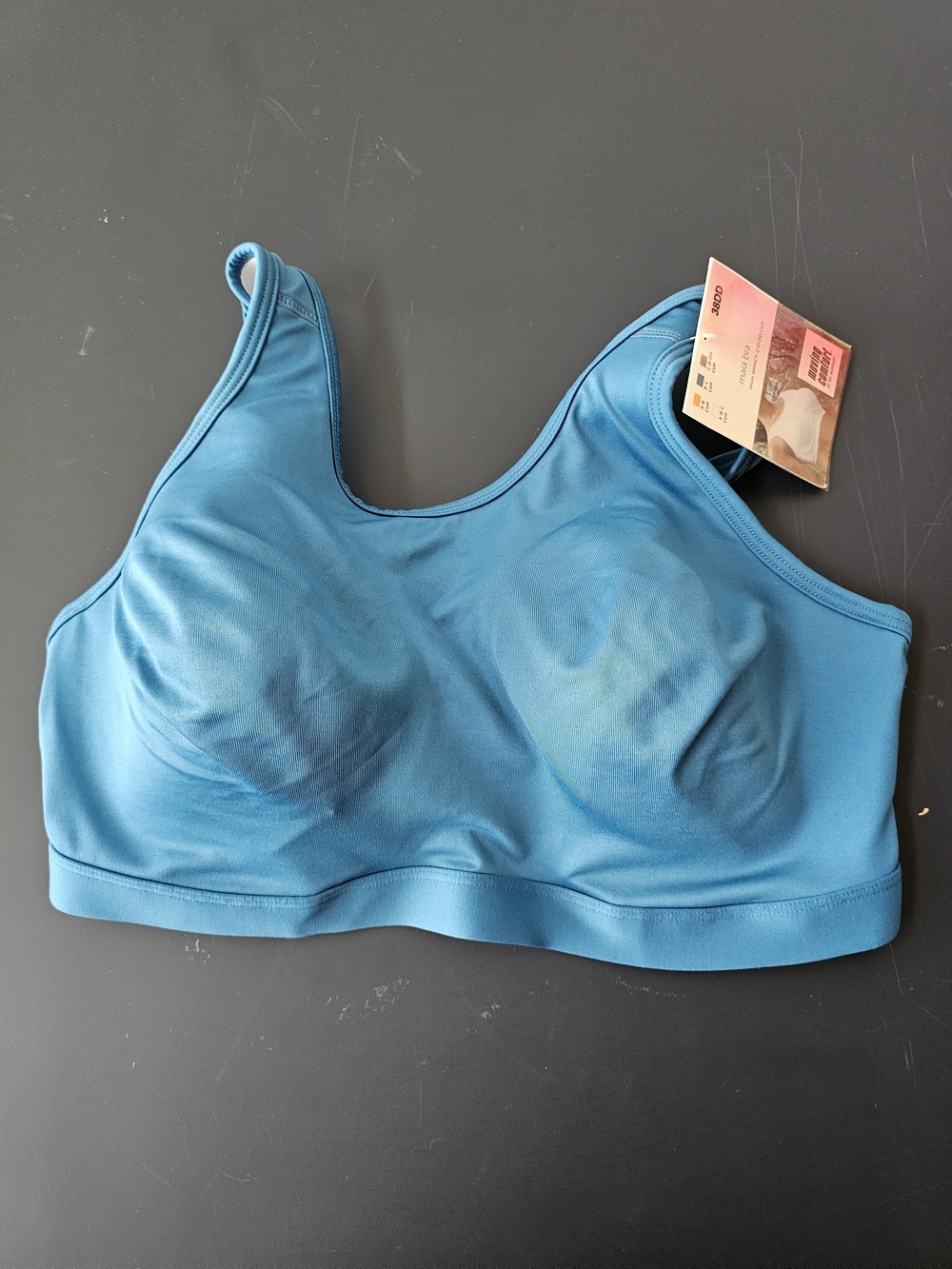 Moving Comfort Teal-Blue High Support Sports Bra
